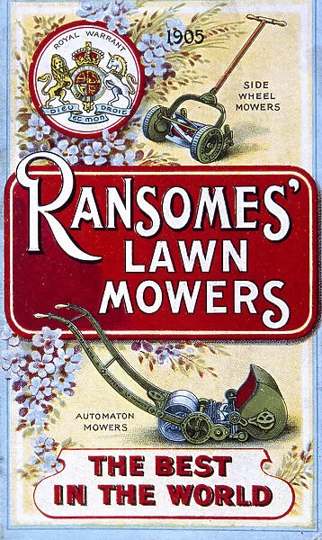 Poster, Ransomes Lawnmowers