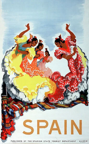 Poster, Spanish Dancers
