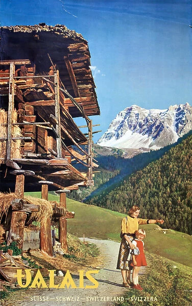 Poster, Valais, Switzerland