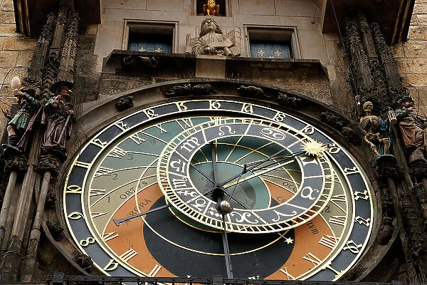 The Prague Astronomical Clock or Prague Orloj. AStronomical