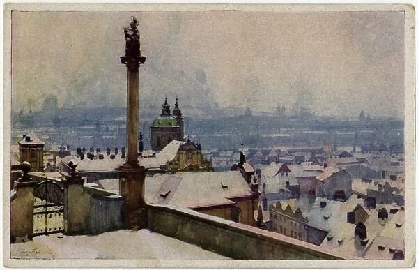 Prague - Czech Republic - View over the rooftops