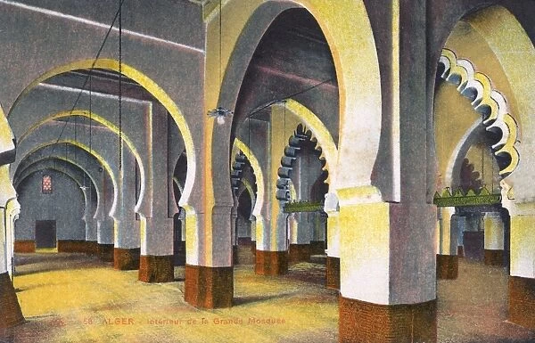 Prayer Hall of the Great Mosque of Algiers, Algeria