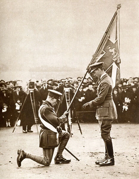 Prince Albert visiting the London Regiment at Blackheath