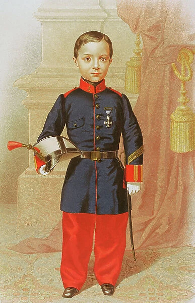 The Prince of Asturias (future Alfonso XII, 1857-1885)
