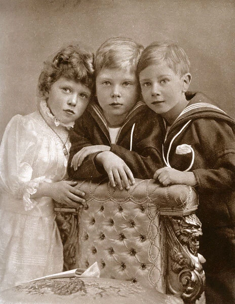 Princess Mary, Prince Edward and Prince Albert