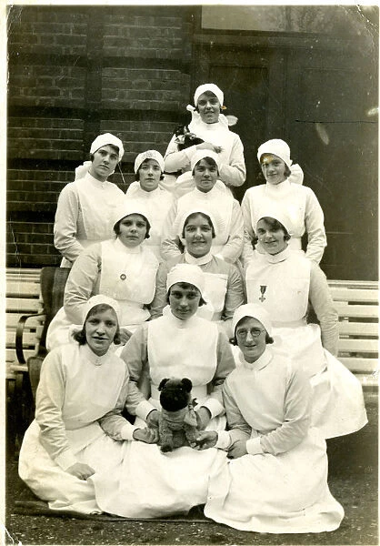 Probably pupil midwives, St Mary Abbot?s Hospital