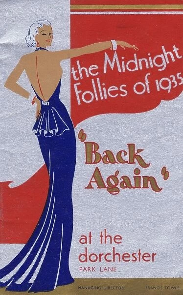 Progamme cover for The Midnight Folies