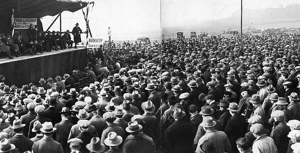 Protest meeting for farmers, Salisbury, 1930