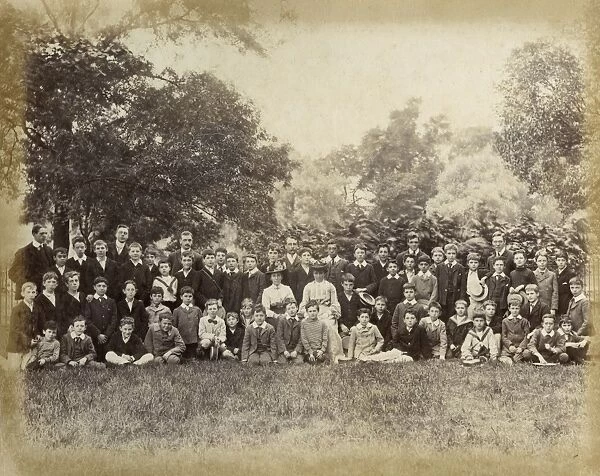 Pupils from Fretherne House School, 1903