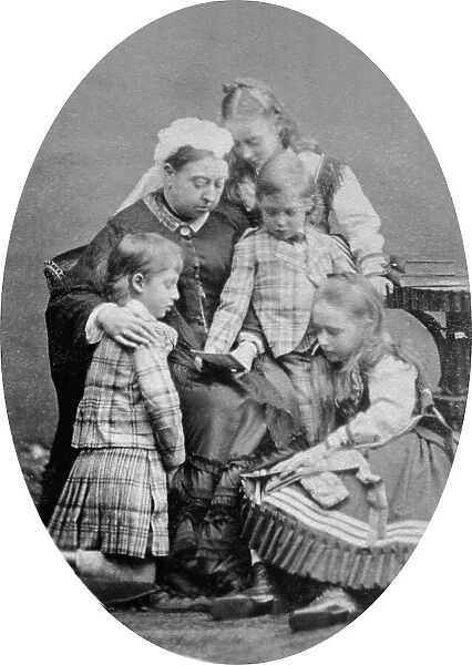 Queen Victora with her grandchildren