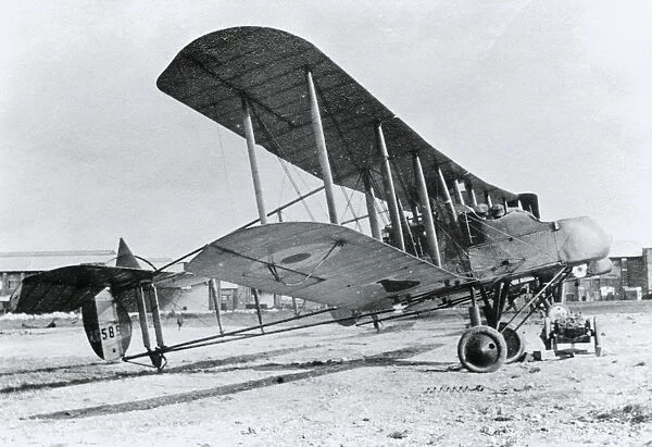 RAF FE-2b. RAF FE-2B Parked Date: 1910s