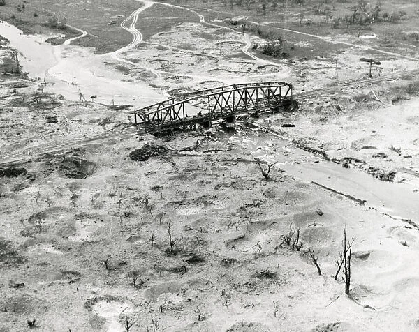 Railway bridge at Sinzig Germany, Allied bombing