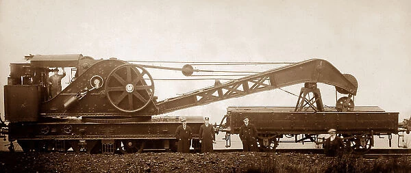 Railway steam crane