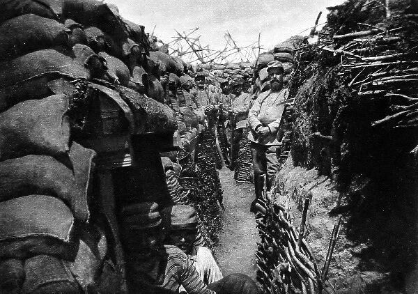 A recaptured French trench