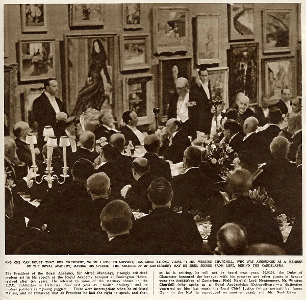 Revival of the Royal Academy Banquet, 1949