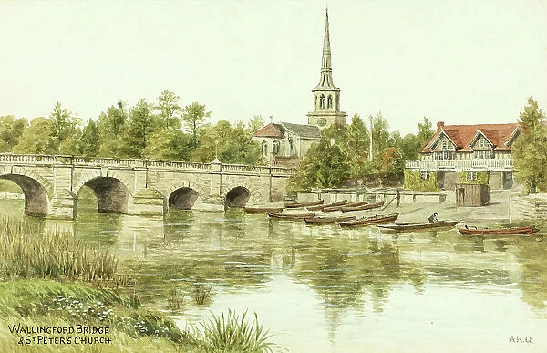 River Thames at Wallingford Bridge, Oxfordshire