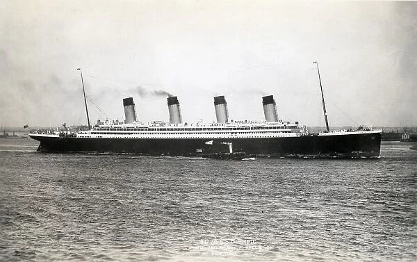 RMS Olympic, arriving in New York