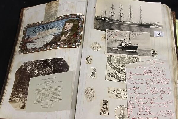 RMS Titanic - passenger's album of scraps