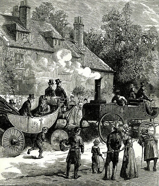 The Road Engine, built by Richard Trevithick