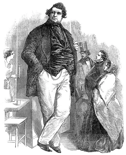 Robert Hales, the Norfolk Giant, 1851