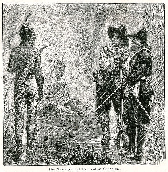 Roger Williams Negotiating with Canonicus