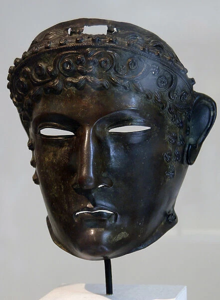 Roman Art. Bronze mask. 2nd century