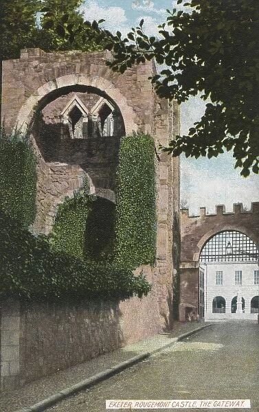 Rougemont Castle, Exeter, Devon - The Gateway
