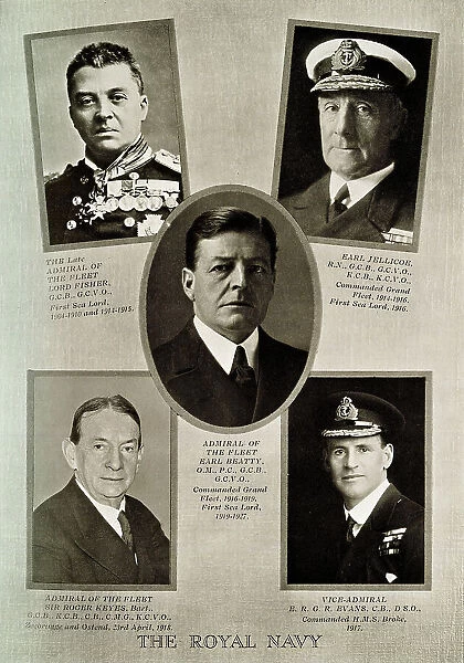 Royal Navy leaders during the reign of King George V