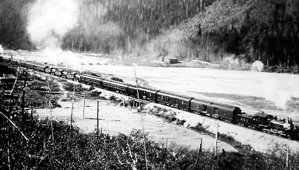 Royal Train, Kicking Horse Pass, British Columbia, Canada