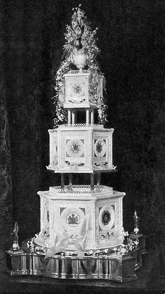 Royal wedding cake for Princess Margaret