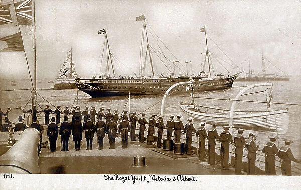 The Royal Yacht Victoria and Albert at Southport
