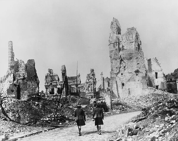 Ruins of Arras 1917