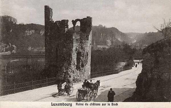 Ruins of the Bock Caste - Luxembourg