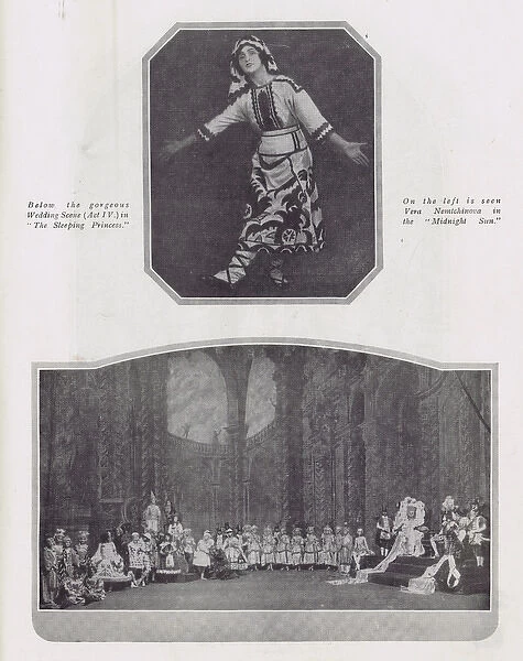 The Russian ballet at the Alhambra, London, 1921