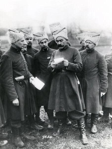 Russian Cossack officers, WW1