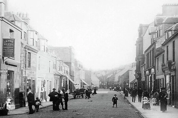 Saltcoats Dockhead Street early 1900s