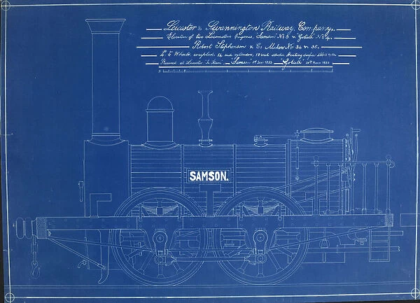 Samson engine by Robert Stephenson & Co