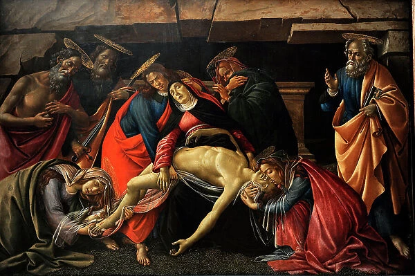 Sandro Botticelli (1445-1510). The Lamentation over the Dead