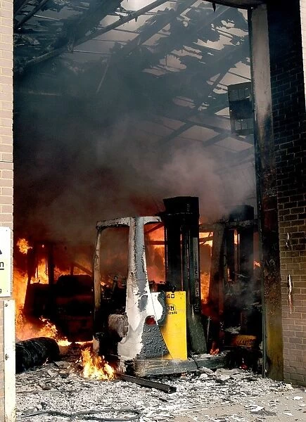 Scene of fire at commercial premises in Penge