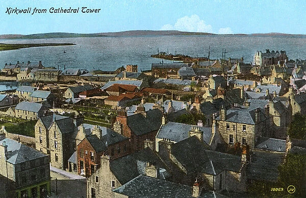 Scotland - Orkney - Kirkwall - View from Cathedral Tower