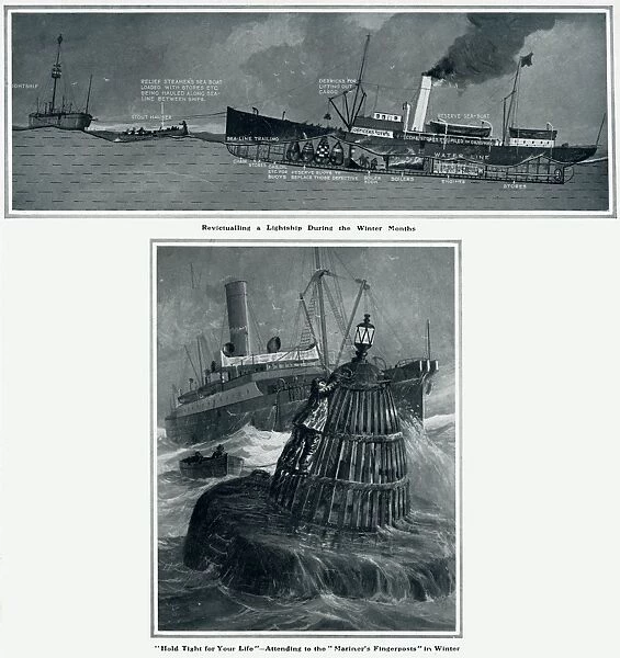 Ships during winter months by G. H. Davis