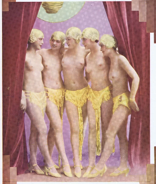 Showgirls from a show at the Admirals Palast, Berlin, 1929