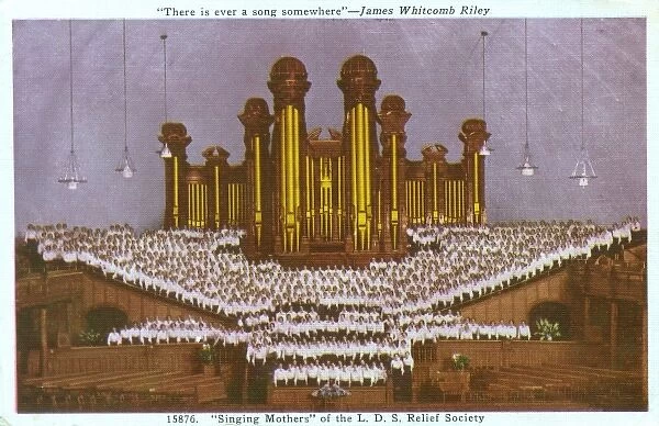 Singing Mothers Choir - Salt Lake Tabernacle, Utah, USA