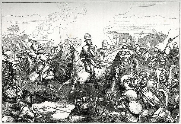 Sir Joseph Thackwell, British Army officer, at the Battle of Sobraon