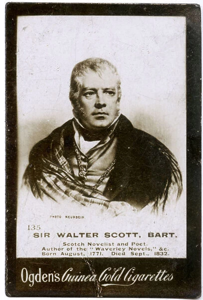 Sir Walter Scott, Scottish novelist and poet