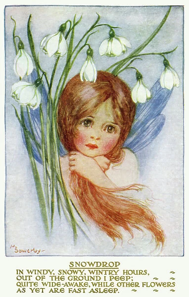 Snowdrop. Pub: Humphrey Milford, Postcards for the Little Ones