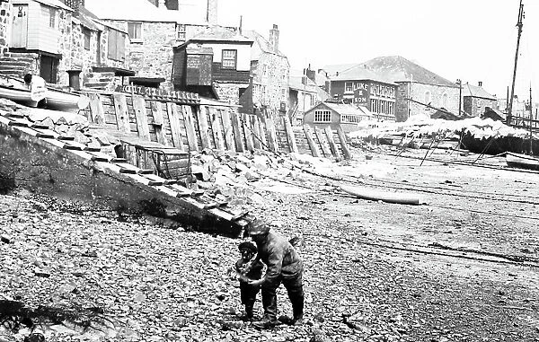 St Ives beach, early 1900s