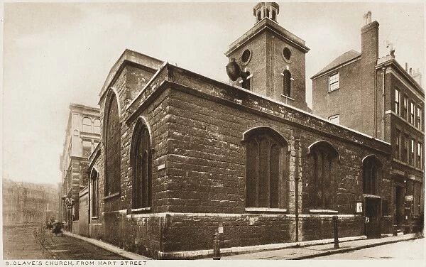 St Olaves Church - viewed from Hart Lane, London