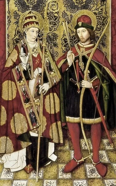 St Sebastian and St Fabian. ca. 1475 - ca. 1500