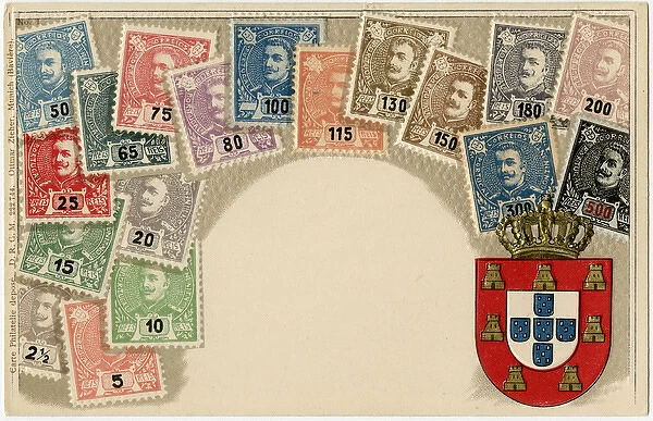 Stamp Card produced by Ottmar Zeihar - Portugal